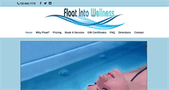 Desktop Screenshot of floatintowellness.com